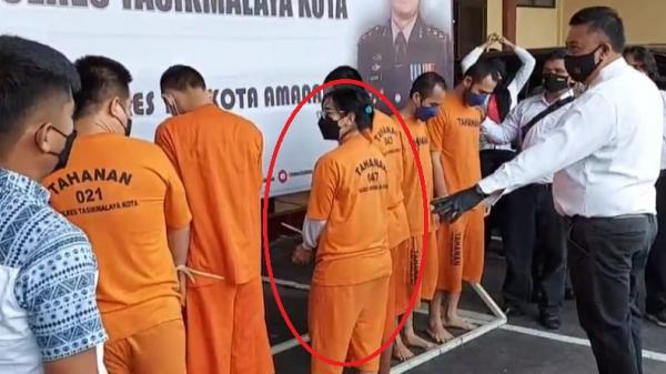 Geulis tapi Jadi Kurir Narkoba di Tasikmalaya, Indri Ditangkap Polisi