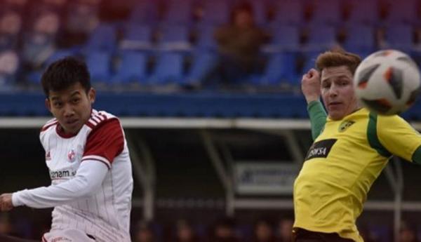 Bintang Timnas Indonesia, Witan Sulaeman mencetak gol perdana untuk FK Senica. Torehan tersebut tercipta usai dirinya bekerja sama dengan Egy Maulana Vikri. (Foto: Instagram/fksenica_indonesia)