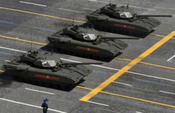 Militer Rusia Tank Armata 5 Reu