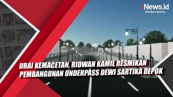 Video Urai Kemacetan, Ridwan Kamil Resmikan Pembangunan Underpass Dewi Sartika Depok