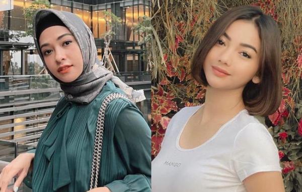 Poppy Bunga dan Glenca C Artis Indonesia yang ternyata tante dan keponakan pertama, Poppy Bunga dan Glenca Chysara. (Foto: IG)