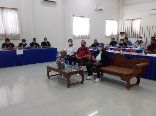 Agenda pengukuhan Ketum POBSI Bali yang baru digelar dalam kegiatan Musyawarah Provinsi (Musprov) yang digelar hari ini, Minggu (20/2/2022). (Foto: MNC Media)