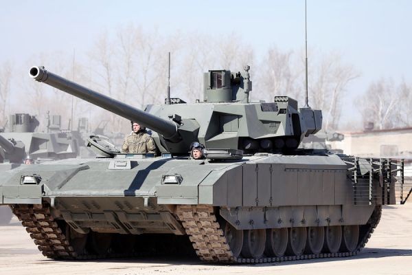 Rusia Tank T 4  Tank siluman T-14 Armata Rusia.  ( Foto :  konflikteundsicherheit.wordpress.com)
