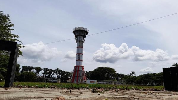 Menara Bengkulu-1 Menara pemantau setinggi 43 meter di Kelurahan Malabero, Kecamatan Teluk Segara, Bengkulu akan dirobohkan (Demon Fajri/MNC Portal Indonesia)