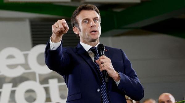 Emmanuel Macron Reu Menteri Pertahanan (Menhan) Prabowo Subianto bertemu dengan Presiden Prancis Emmanuel Macron membahas rencana pembelian jet tempur dan kapal selam. (Foto: Instagram @prabowo)