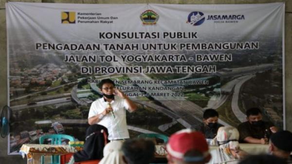 Proyek Jalan Tol Yogyakarta-Bawen Masuk Tahap Penetapan Lokasi