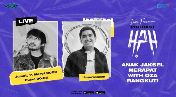 Banner : Live Hah Podcast  Source : Roov