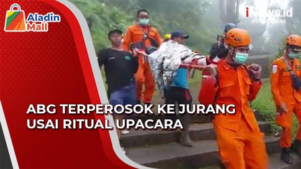 Usai Gelar Ritual Upacara, ABG Terperosok di Jurang Gunung Agung Bali