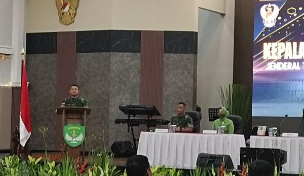 KSAD Jenderal TNI Dudung Abdurachman di Kodam Jaya, Jakarta. (Foto MNC Portal).