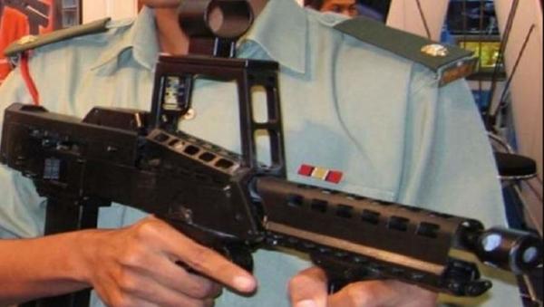 VB Berapi LP06 Jenis senapan serbu buatan negara ASEAN, salah satunya VB Berapi LP06. (Foto: Grid.id)