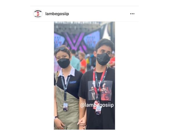 Tiara Andini dan Alshad Ahmad kepergok pegangan tangan. (Foto: IG)