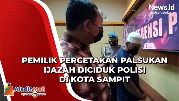 Palsukan Ijazah, Pemilik Percetakan Diciduk Polisi di Kota Sampit