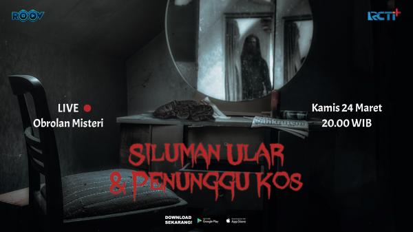 Banner : Live Podcast Obrolan Misteri  (Source : Roov)