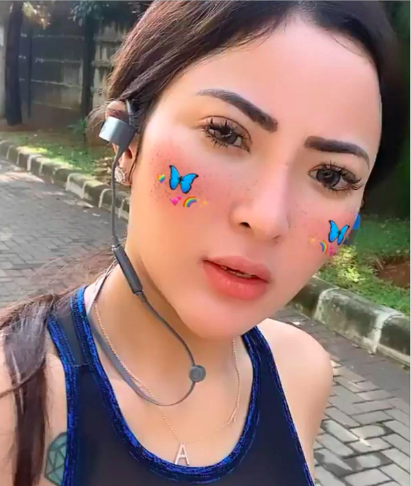 Potret seksi Ayu Aulia saat olahraga. (Foto: instagram)