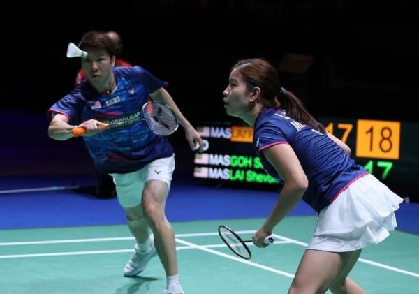 Pebulu tangkis ganda campuran Malaysia, Goh Soon Huat/Lai Shevon Jernie. (Foto: Instagram/@yonexswissopen)