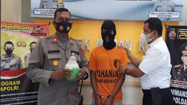 Terpergok, Pencuri Spesialis Ruko di Medan Ditangkap