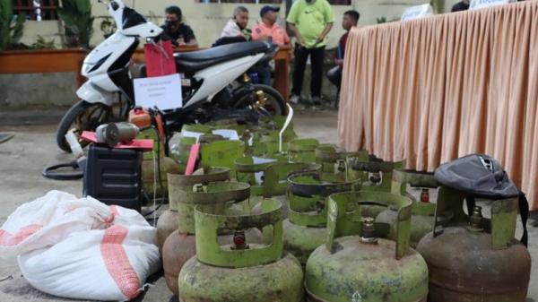 Polisi Gagalkan Penyelundupan 120 Tabung Gas Melon di Konawe, 1 Pria Ditangkap
