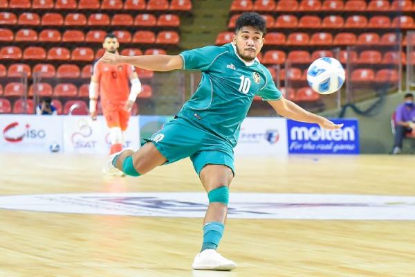 Indonesia libas Malaysia Indonesia menang telak 5-1 atas Malaysia dalam lanjutan Piala AFF Futsal 2022.  Evan Soumilena dan Ardiansyah Nur jadi bintang laga. (foto: Twitter/TimnasfutsalIDN).