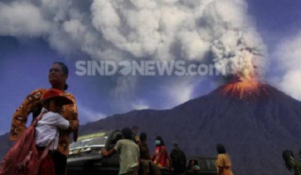 Letusan Gunung Merapi tahun 2010. (Ilustrasi/SINDOnews)