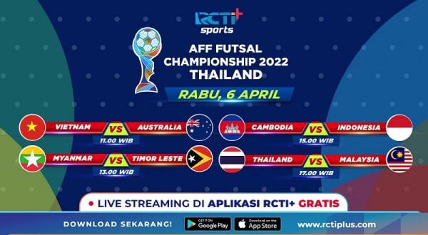 Link Live Streaming Piala AFF Futsal 2022 Siang Ini: Laga Hidup Mati ...