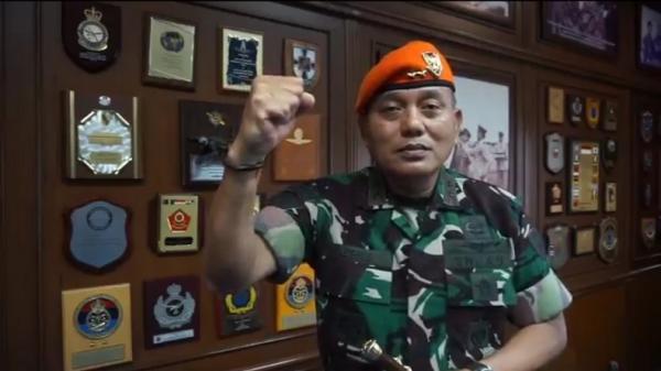 Dankopasgat Marsda TNI Eris Widodo Yuliastono. (FOTO: ERICK FAHRIZAL)