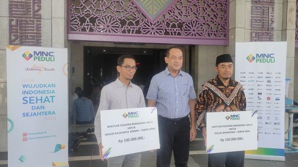 Dua Masjid Ini Dapat Bantuan Uang Dari Mnc Group Siap Dipakai Untuk