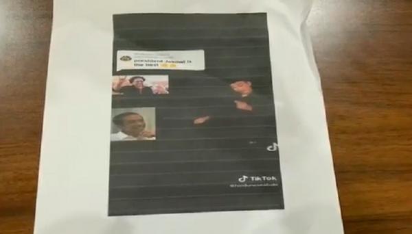 Akun Tiktok Hina Megawati Tangkapan layar akun TikTok penghina Ketum PDIP Megawati Soekarnoputri.