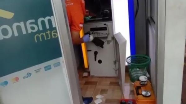 ATM Bank Mandiri di Indihiang Tasikmalaya Dibobol Pencuri