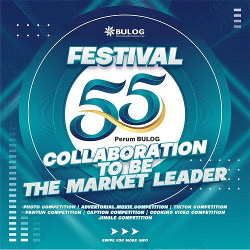 Perum BULOG memperingati HUT ke 55 tahun pada 10 Mei dengan mengadakan kegiatan bakti sosial dan berbagai lomba.