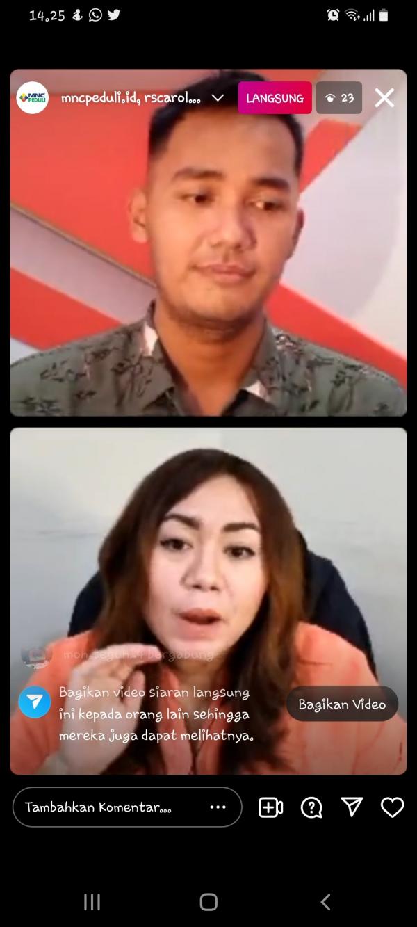 Talkshow pentingnya imunisasi pada anak MNC Peduli dan St. Carolus. (Foto: Novie)