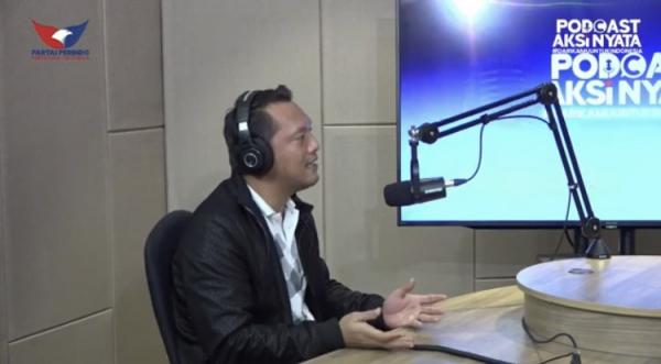 Podcast Aksi Nyata Perindo. (Foto: Siska Permata Sari)