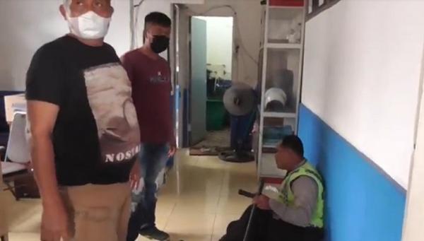 Polisi gadungan diamankan di Medan. (Foto: iNews/Ahmad Ridwan Nasution)