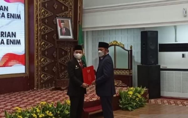 Gubernur Sumsel Tunjuk Kurniawan sebagai Plh Bupati Muara Enim