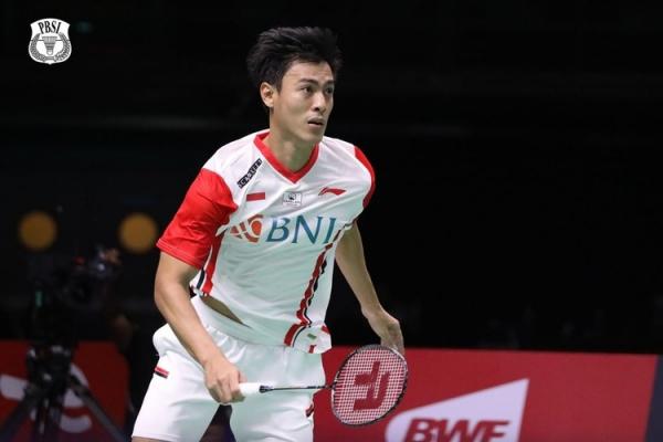 Shesar Hiren Rhustavito Pebulu tangkis tunggal putra Indonesia, Shesar Hiren Rhustavito. (Foto: Instagram/@badminton.ina)