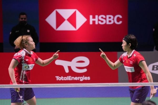 Pebulu tangkis ganda putri China,  Chen Qing Chen/Jia Yi Fan. (Foto: Instagram/@chenqingchen0623)