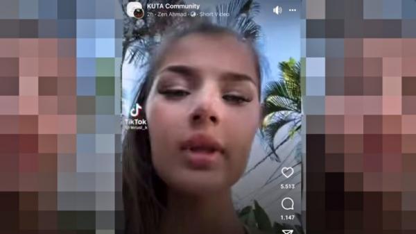 Video Valeria Vasilieva saat menyebut polisi habiskan uang turis. (TikTok).