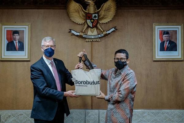Bertemu Australia-Indonesia Institute Board, Sandiaga Jajaki Perluasan Kerja Sama Parekraf 
