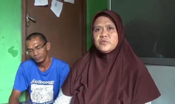 Nuryana, orang tua anak berkebutuhan khusus korban bullying. (Foto: iNews/Nunung Purnomo)