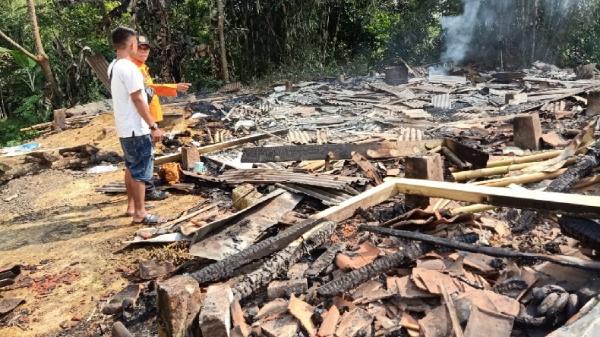 6 Rumah Ludes Terbakar Di Sukabumi, Diduga Akibat Korsleting Listrik