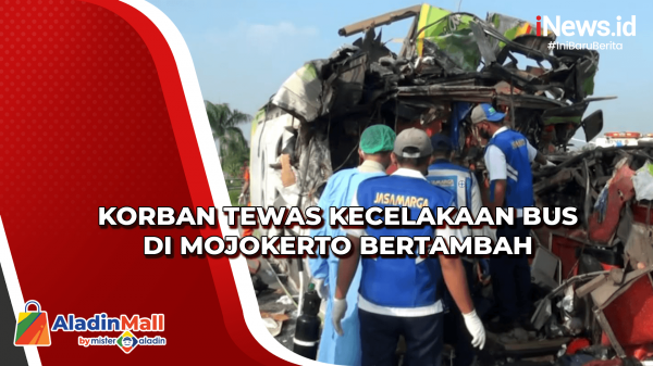 Korban Tewas Kecelakaan Bus Di Mojokerto Bertambah