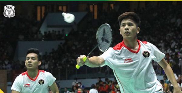 Ganda putra Indonesia Pramudya Kusumawardana/Yeremia Erich Yoche Yacob Rambitan ke final SEA Games 2021. (Foto: Twitter/@INABadminton)