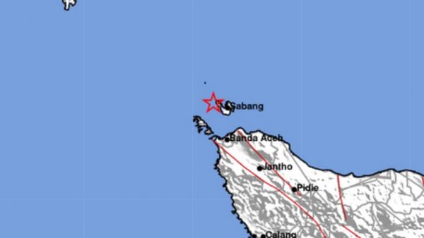 Gempa Magnitudo 3,1 Guncang Sabang