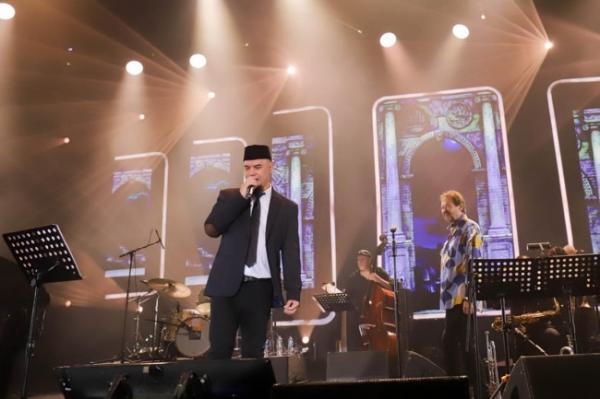 Ahmad Dhani di Java Jazz 2022. (Foto: Faisal Rahman/MPI)