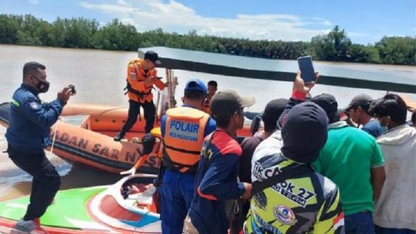 Kecelakaan Kapal Ketinting Terbalik di Perairan Tanjung Palas Tengah, 2 Orang Tewas