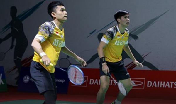 Leo Rolly Carnando/Daniel Marthin Ganda putra Indonesia Leo Rolly Carnando/Daniel Marthin menang comeback atas ganda Inggris, Ben Lane/Sean Vendy pada 32 Besar Indonesia Masters 2022.