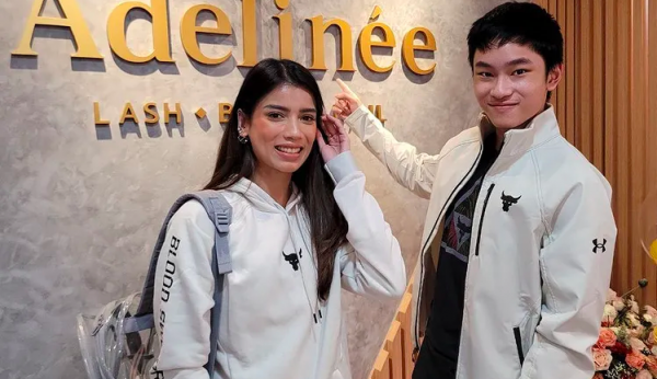 Sabrina Chairunnisa dan Azka Corbuzier. (Foto: Instagram)