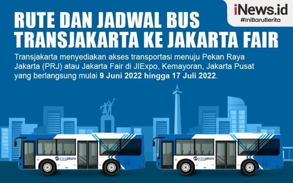 Infografis Rute Dan Jadwal Bus Transjakarta Ke Jakarta Fair