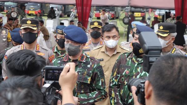 Batalyon C Pelopor Satbrimob-1 Kapolda Sumbar Irjen Teddy Minahas resmikan markas Batalyon C Pelopor Satbrimob di Dharmasraya (Rus Akbar/MNC Portal)