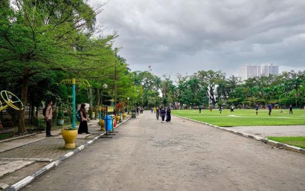 Pengerjaan Fisik Revitalisasi Lapangan Merdeka Medan Dimulai 4 Juli