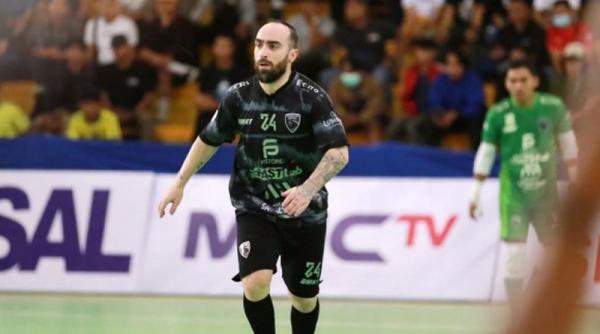 Ricardinho bikin gol debut untuk Pendekar United saat melawan Cosmo JNE Jakarta dalam putaran kedua Liga Futsal Profesional 2021, Sabtu (18/6/2022) pagi WIB. (Foto: Instagram/galeri.futsal)